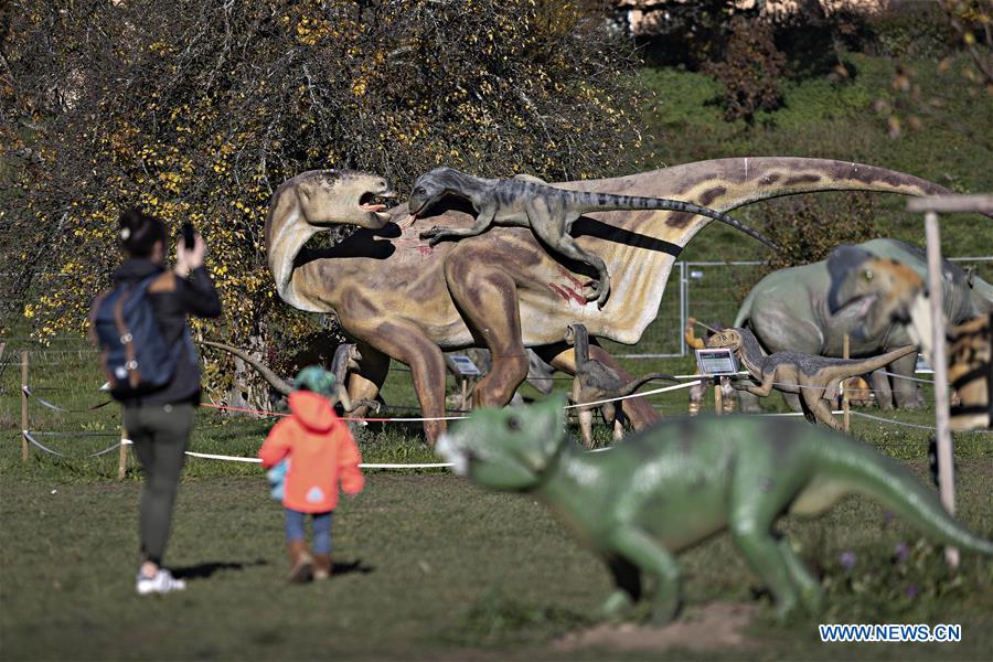 SWITZERLAND-ZURICH-DINOSAUR-EXHIBITION