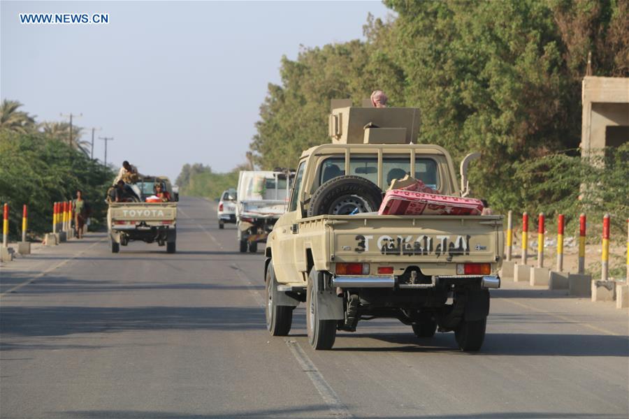 YEMEN-HODEIDAH-GOVERNMENT FORCES-HOUTHI REBELS-BATTLES