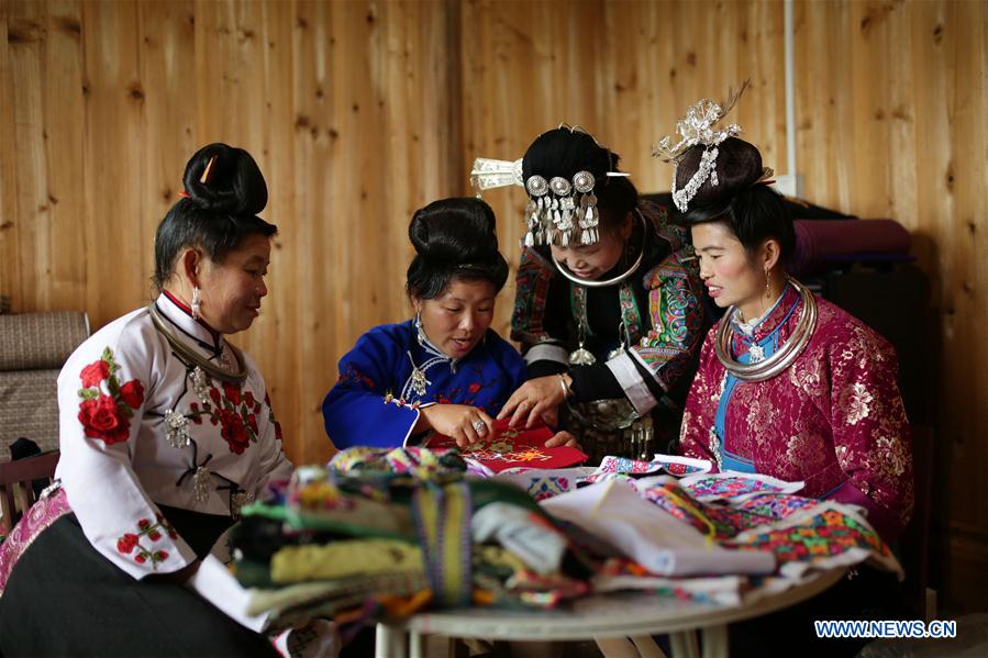 #CHINA-GUIZHOU-WOMEN-HANDICRAFTS (CN) 
