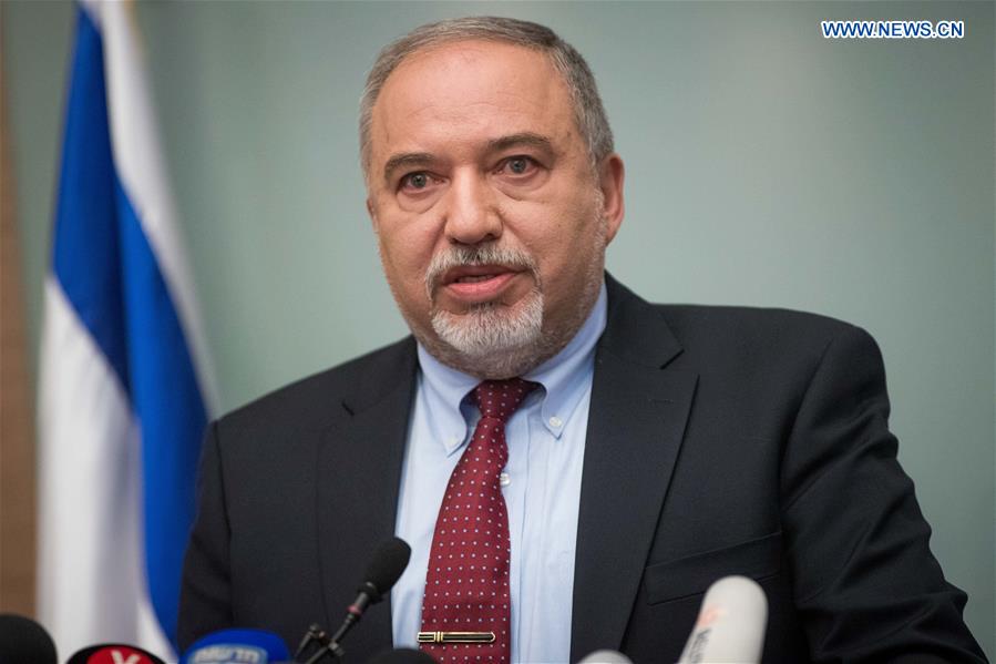 MIDEAST-JERUSALEM-ISRAEL-DEFENSE MINISTER-RESIGNATION