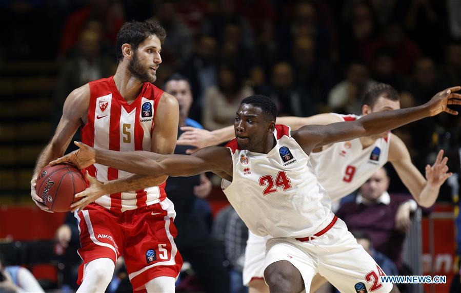 (SP)SERBIA-BELGRADE-BASKETBALL-CRVENA ZVEZDA VS MONACO