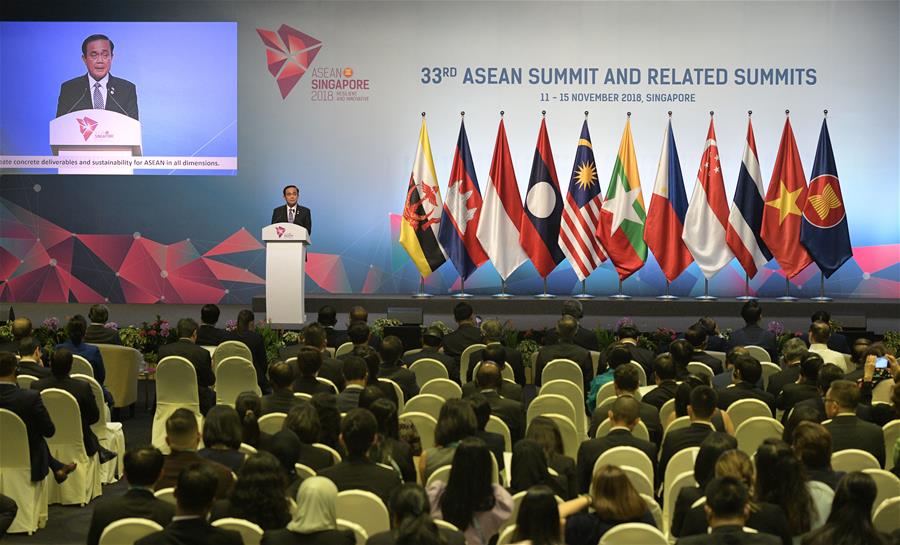 SINGAPORE-ASEAN-SUMMIT-CLOSING CEREMONY