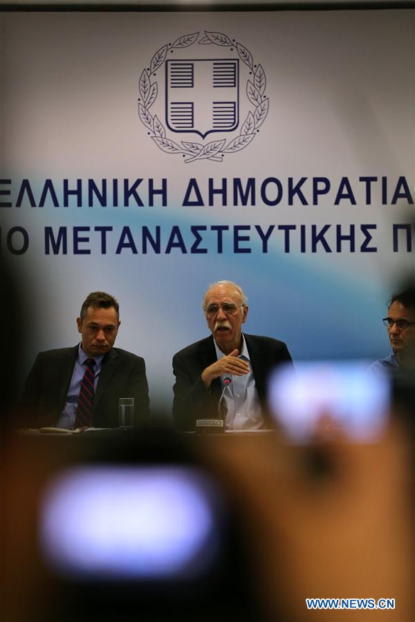 GREECE-ATHENS-REFUGEES-PRESS BRIEFING