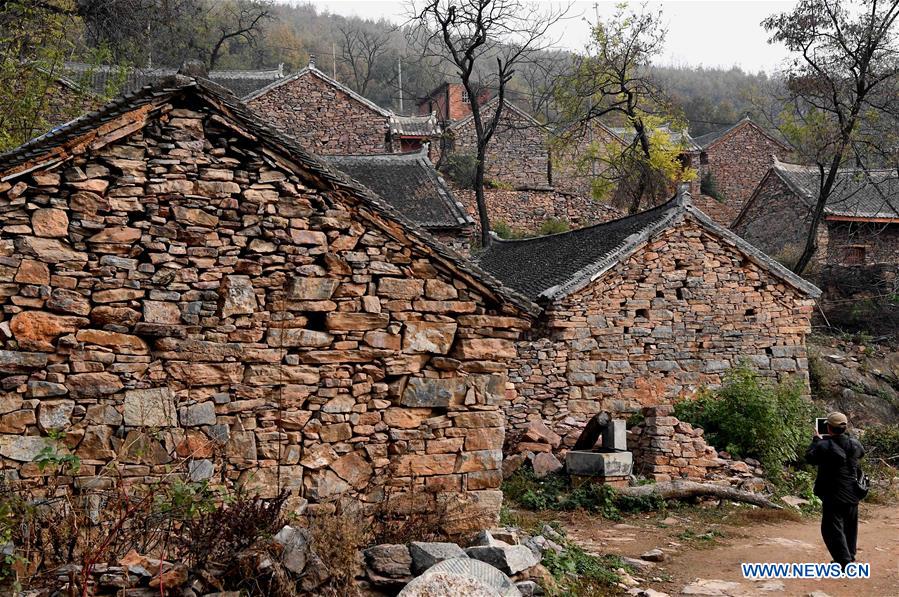 Stone Village In Central China S Henan Xinhua English News Cn