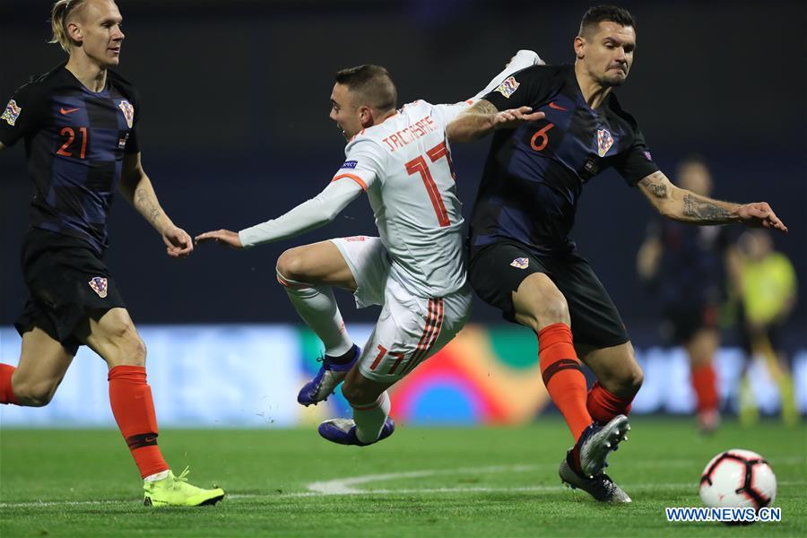 (SP)CROATIA-ZAGREB-FOOTBALL-UEFA NATIONS LEAGUE-CRO VS ESP