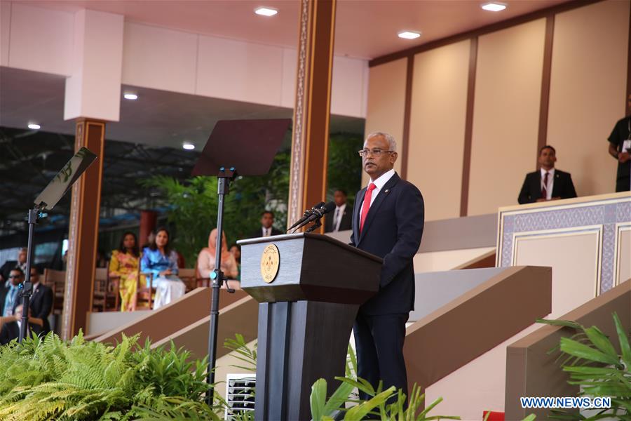 MALDIVES-MALE-NEW PRESIDENT-SWEAR IN