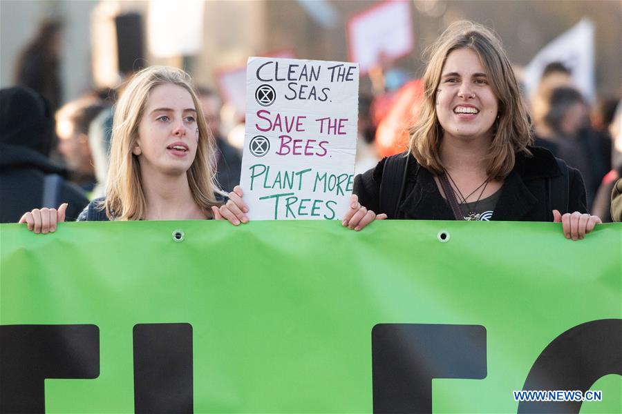 BRITAIN-LONDON-CLIMATE ACTIVISTS-PROTEST