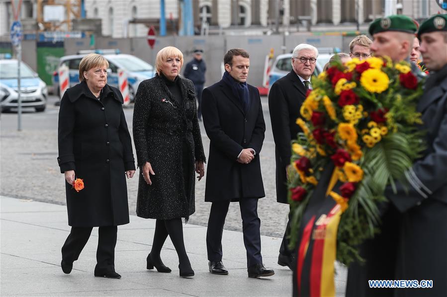 GERMANY-BERLIN-FRANCE-PRESIDENT-MACRON-VISIT