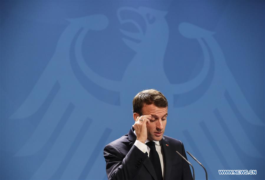 GERMANY-BERLIN-FRANCE-PRESIDENT-MACRON-VISIT