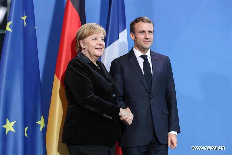 GERMANY-BERLIN-FRANCE-PRESIDENT-MACRON-VISIT