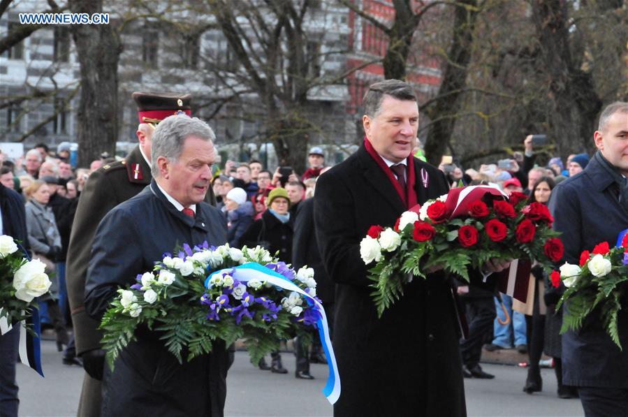 LATVIA-RIGA-INDEPENDENCE-100TH ANNIVERSARY-CELEBRATION
