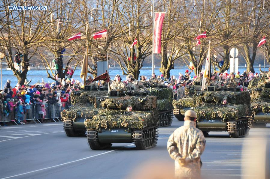 LATVIA-RIGA-INDEPENDENCE-100TH ANNIVERSARY-CELEBRATION