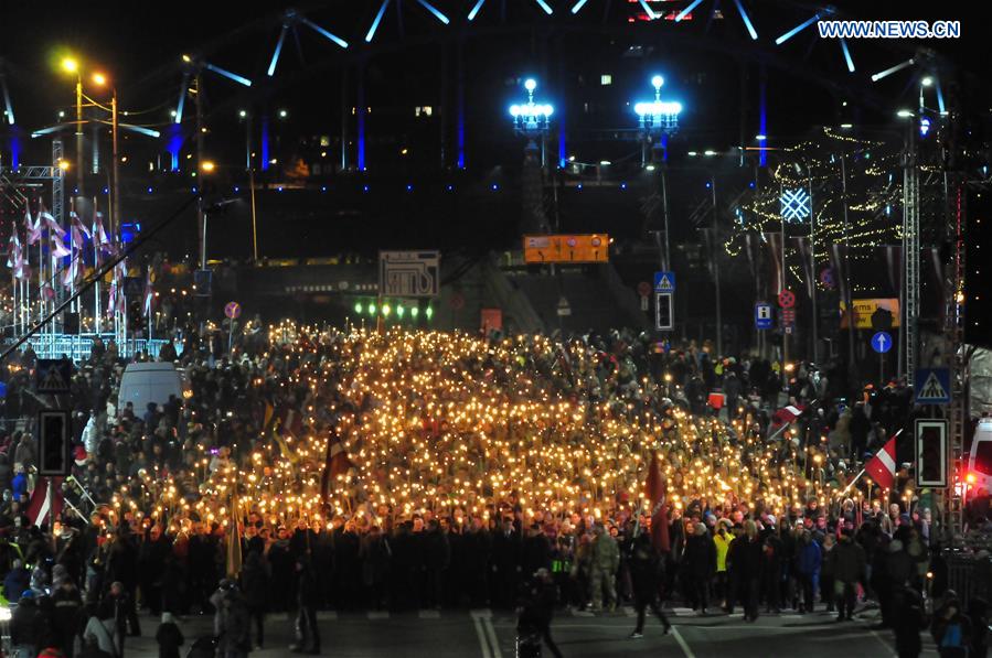 LATVIA-RIGA-INDEPENDENCE-100TH ANNIVERSARY-CELEBRATION