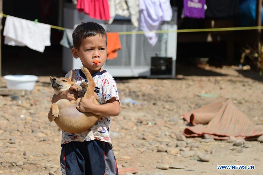 LAOS-ATTAPEU-FLOODS-TEMPORARY SETTLEMENT 