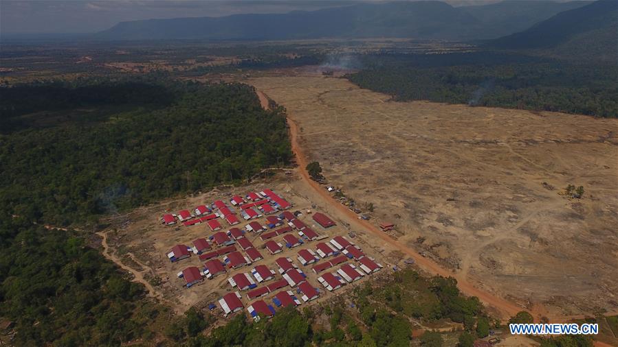 LAOS-ATTAPEU-FLOODS-TEMPORARY SETTLEMENT 