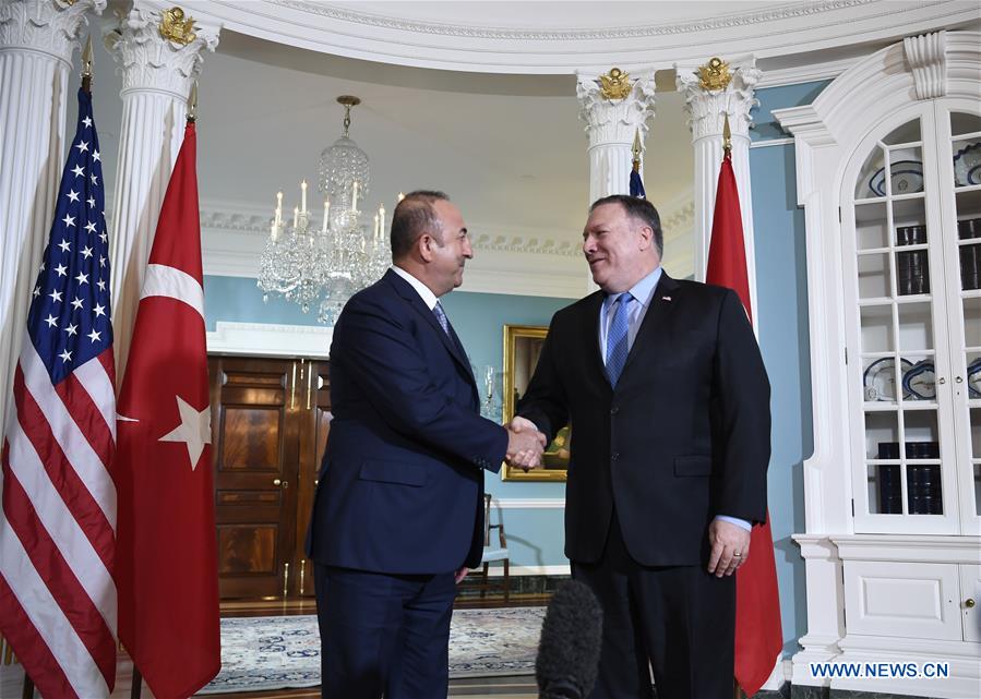 U.S.-WASHINGTON D.C.-SECRETARY OF STATE-TURKEY-FM-MEETING
