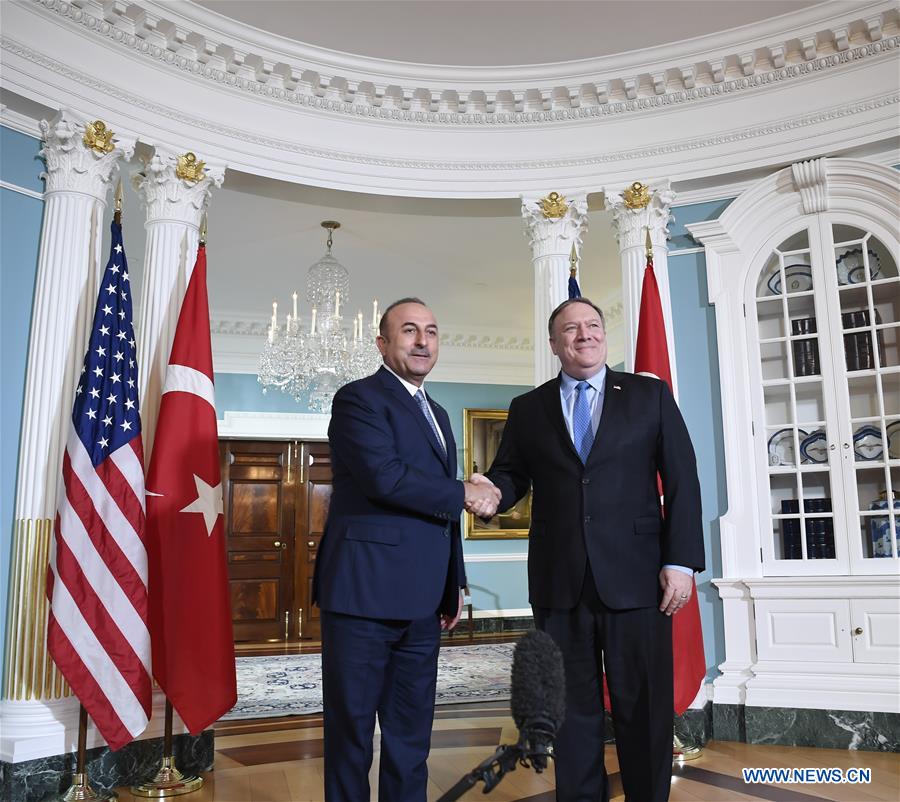 U.S.-WASHINGTON D.C.-SECRETARY OF STATE-TURKEY-FM-MEETING