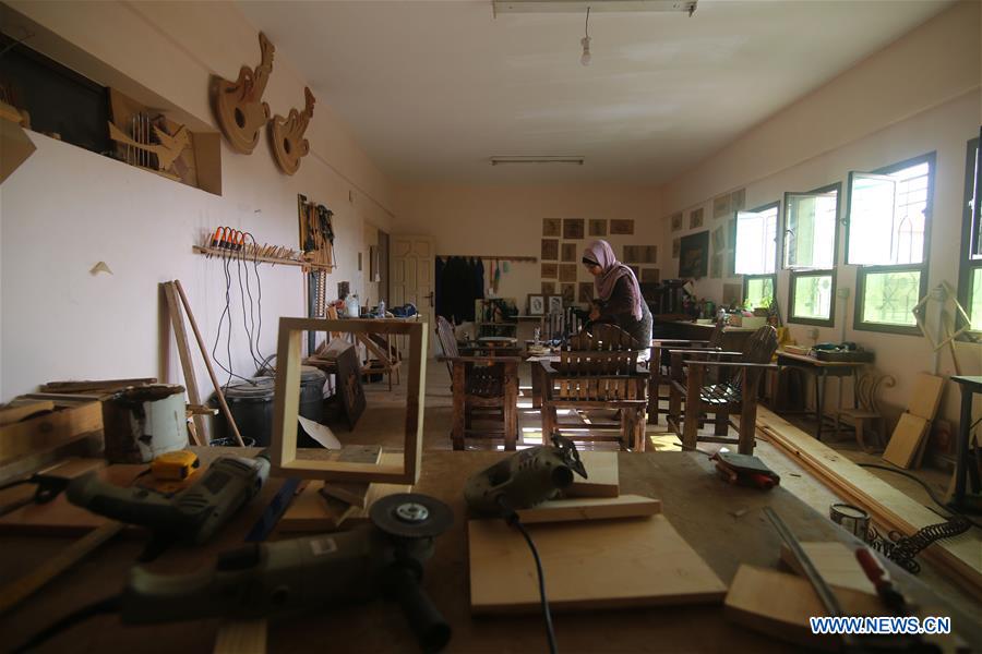 MIDEAST-GAZA-ART-WORK