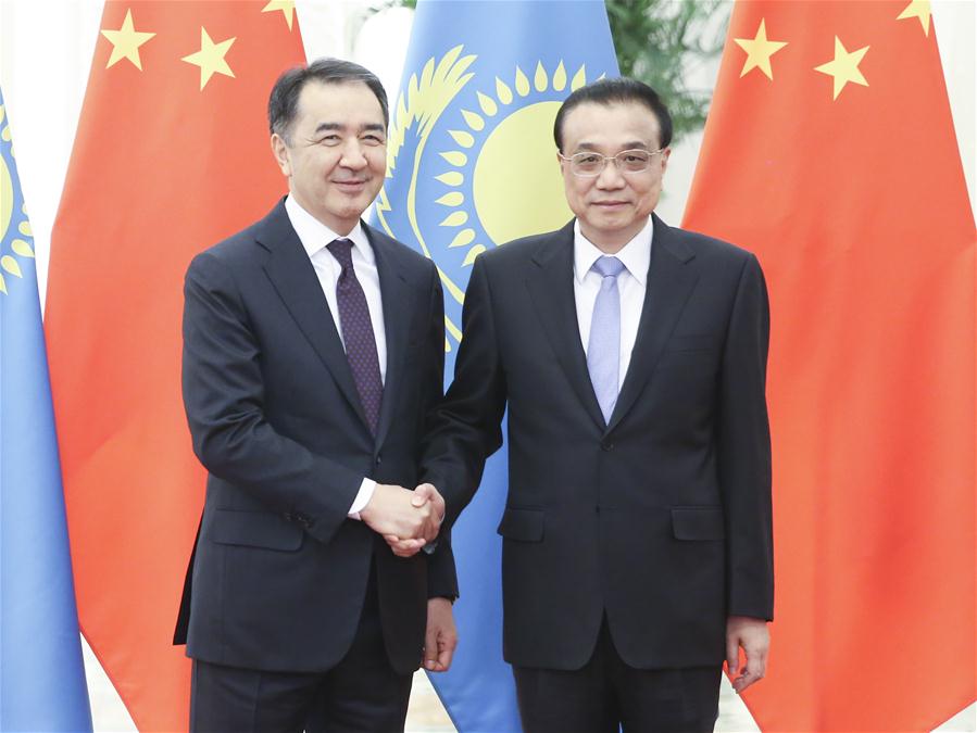 CHINA-BEIJING-LI KEQIANG-KAZAKH PM-REGULAR MEETING (CN)