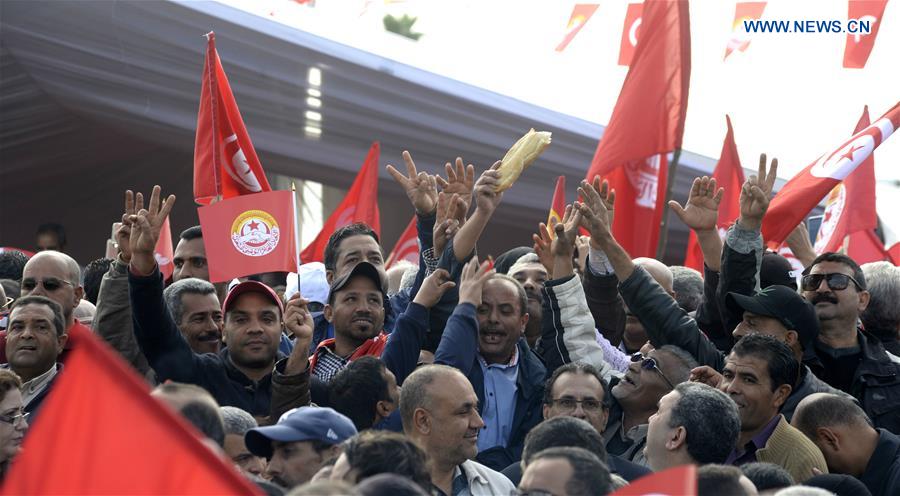 TUNISIA-TUNIS-GENERAL STRIKE-CIVIL SERVICE