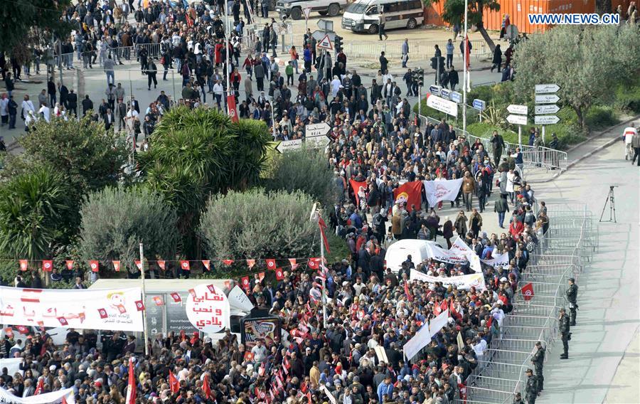 TUNISIA-TUNIS-GENERAL STRIKE-CIVIL SERVICE
