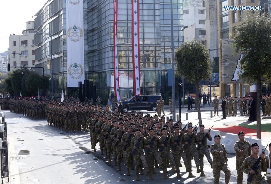 LEBANON-BEIRUT-75TH INDEPENDENCE DAY-PARADE