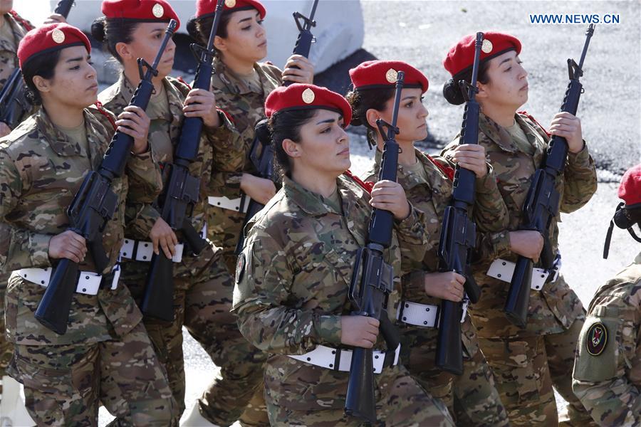 LEBANON-BEIRUT-75TH INDEPENDENCE DAY-PARADE
