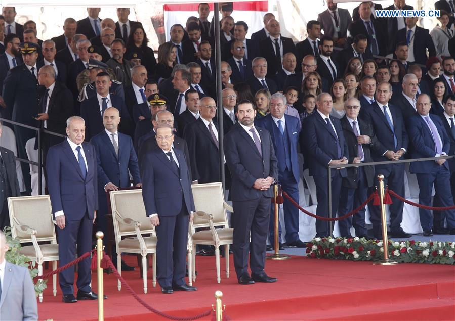 LEBANON-BEIRUT-75TH INDEPENDENCE DAY-PARADE