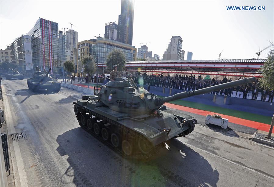 LEBANON-BEIRUT-75TH INDEPENDENCE DAY-PARADE