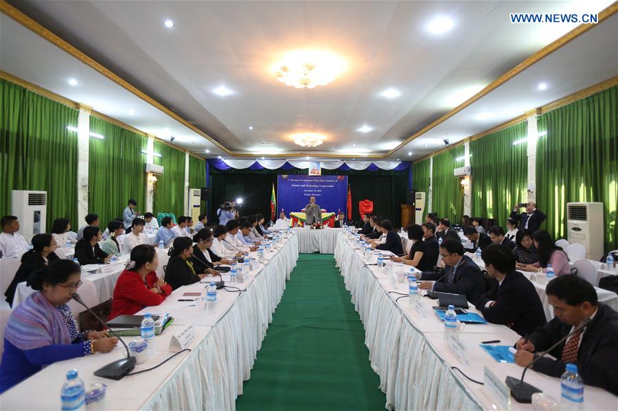 MYANMAR-YANGON-CHINA-COOPERATION-MEETING