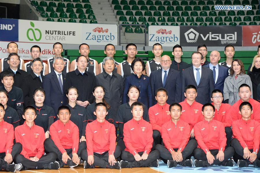 CROATIA-ZAGREB-SUN CHUNLAN-VISIT