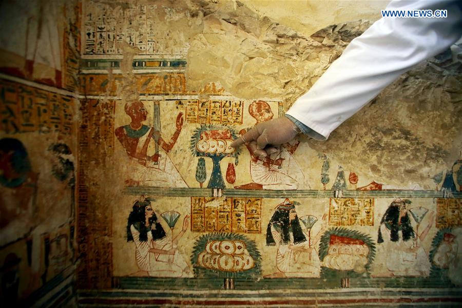 EGYPT-LUXOR-PHARAONIC TOMB-DISCOVERY