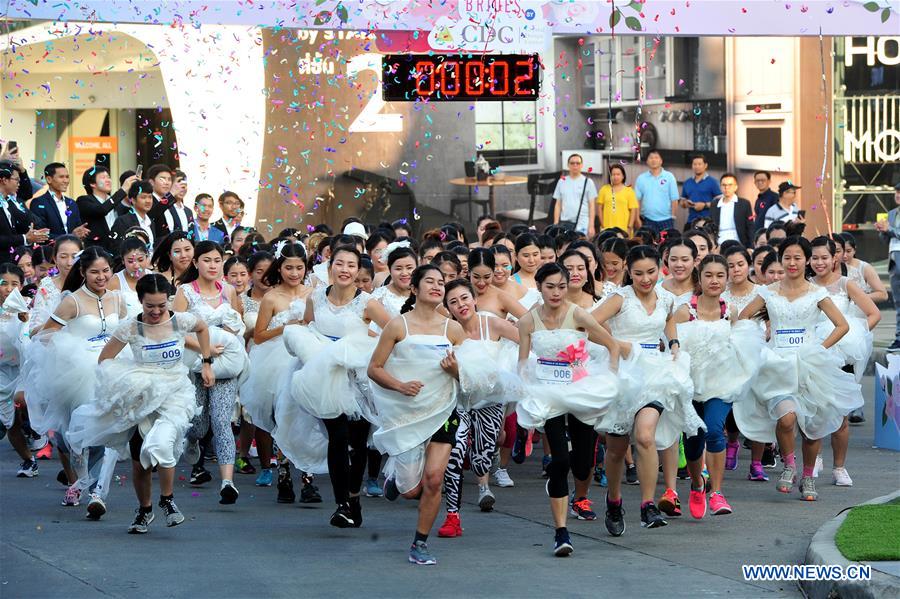 THAILAND-BANGKOK-BRIDE-RUNNING CONTEST