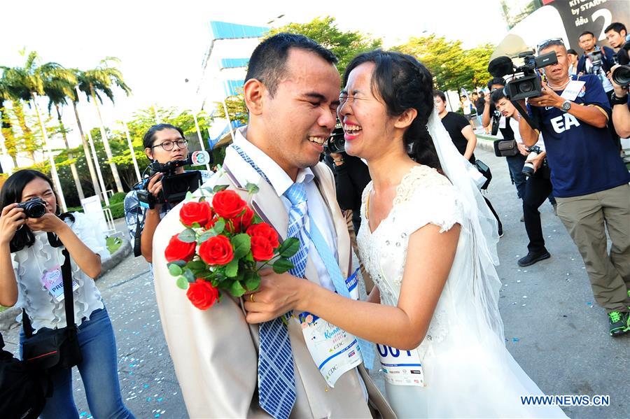 THAILAND-BANGKOK-BRIDE-RUNNING CONTEST