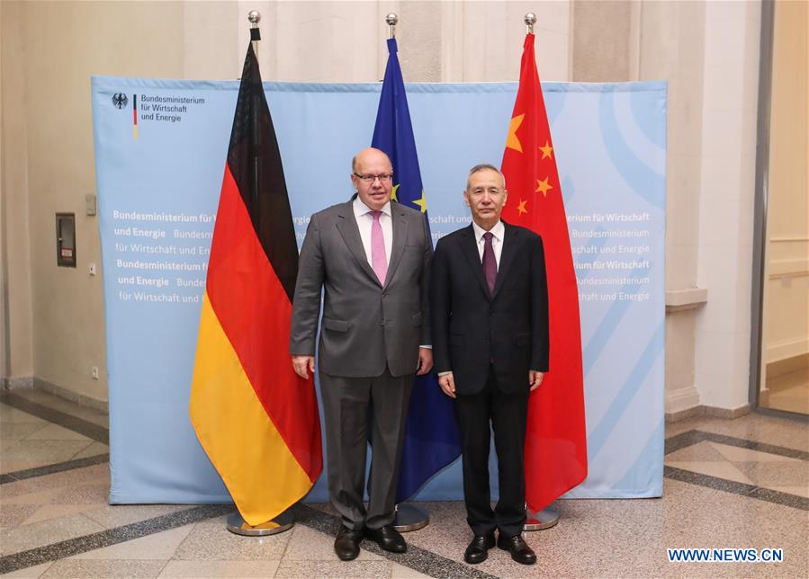 GERMANY-BERLIN-CHINA-LIU HE-VISIT