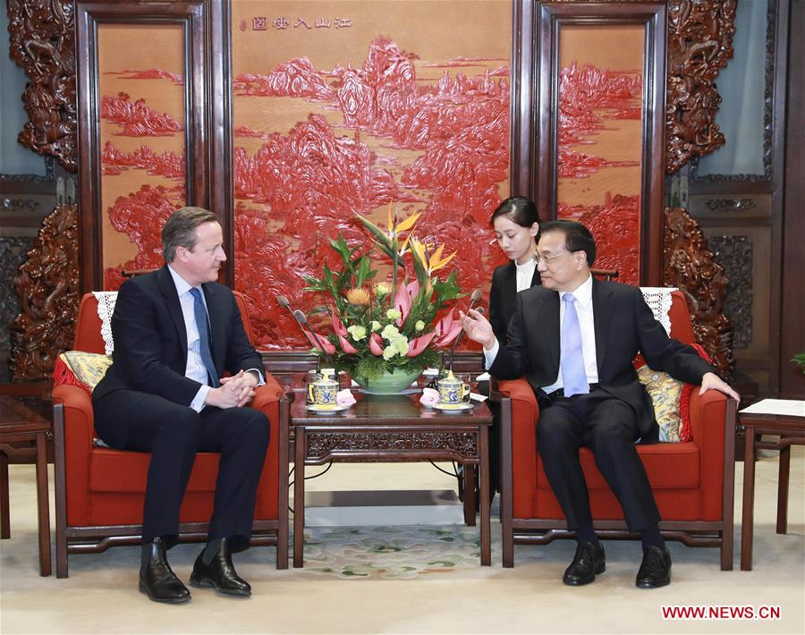 CHINA-BEIJING-LI KEQIANG-FORMER BRITISH PM-MEETING (CN)