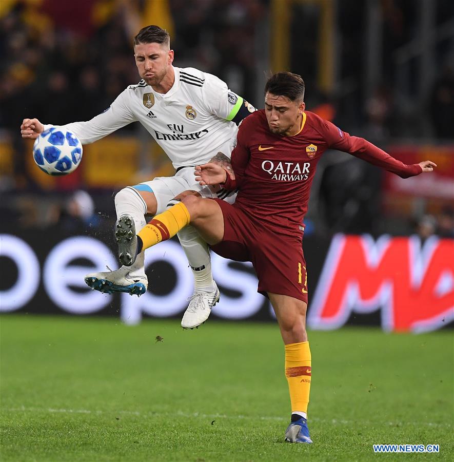 (SP)ITALY-ROME-SOCCER-UEFA CHAMPIONS LEAGUE-ROMA VS REAL MADRID