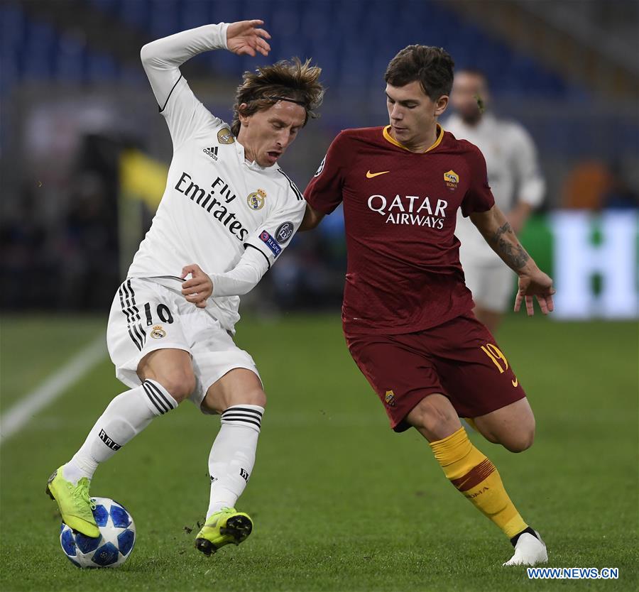 (SP)ITALY-ROME-SOCCER-UEFA CHAMPIONS LEAGUE-ROMA VS REAL MADRID