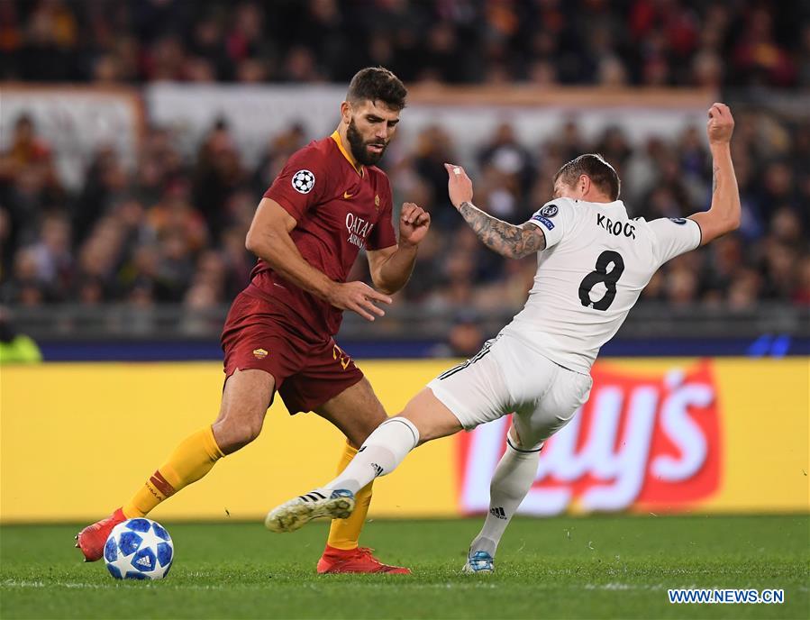 (SP)ITALY-ROME-SOCCER-UEFA CHAMPIONS LEAGUE-ROMA VS REAL MADRID