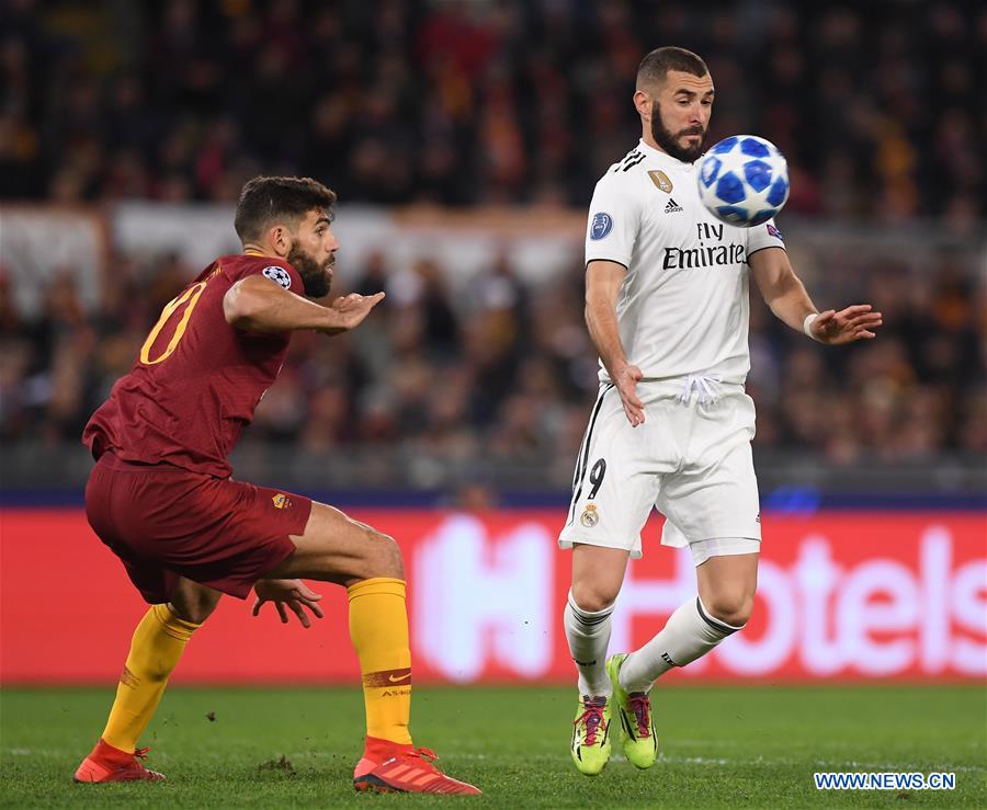 (SP)ITALY-ROME-SOCCER-UEFA CHAMPIONS LEAGUE-ROMA VS REAL MADRID