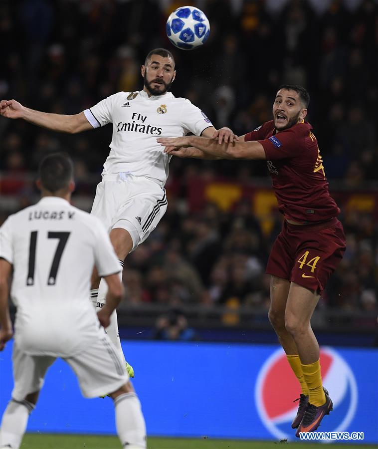 (SP)ITALY-ROME-SOCCER-UEFA CHAMPIONS LEAGUE-ROMA VS REAL MADRID