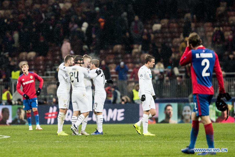 (SP)RUSSIA-MOSCOW-FOOTBALL-UEFA CHAMPIONS LEAGUE-CSKA VS VICTORIA PLZEN