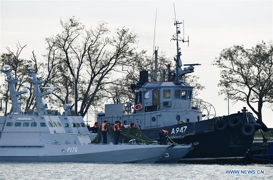 Xinhua Headlines: Russia-Ukraine confrontation in Kerch Strait adds uncertainties to regional stability