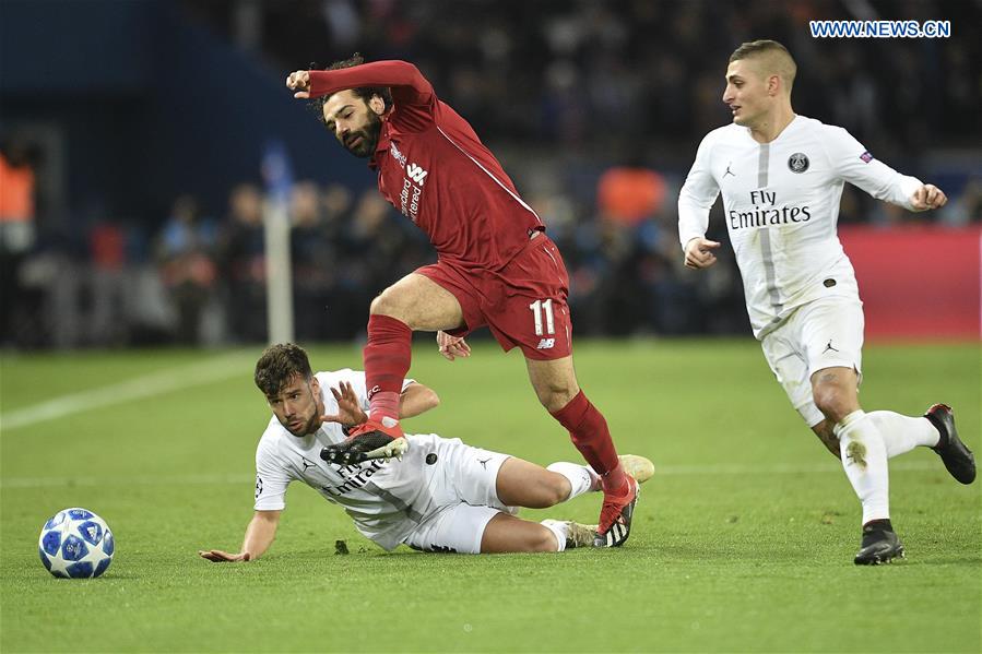 (SP)FRANCE-PARIS-FOOTBALL-UEFA CHAMPIONS LEAGUE-PARIS SAINT-GERMAIN VS LIVERPOOL