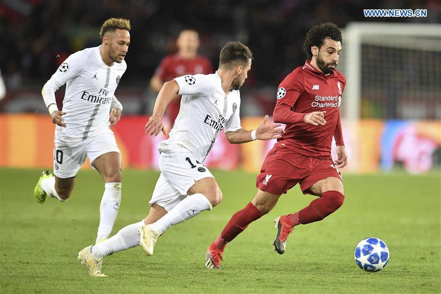 (SP)FRANCE-PARIS-FOOTBALL-UEFA CHAMPIONS LEAGUE-PARIS SAINT-GERMAIN VS LIVERPOOL