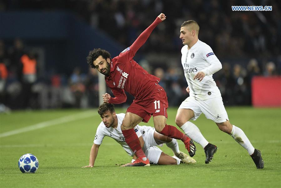 (SP)FRANCE-PARIS-FOOTBALL-UEFA CHAMPIONS LEAGUE-PARIS SAINT-GERMAIN VS LIVERPOOL