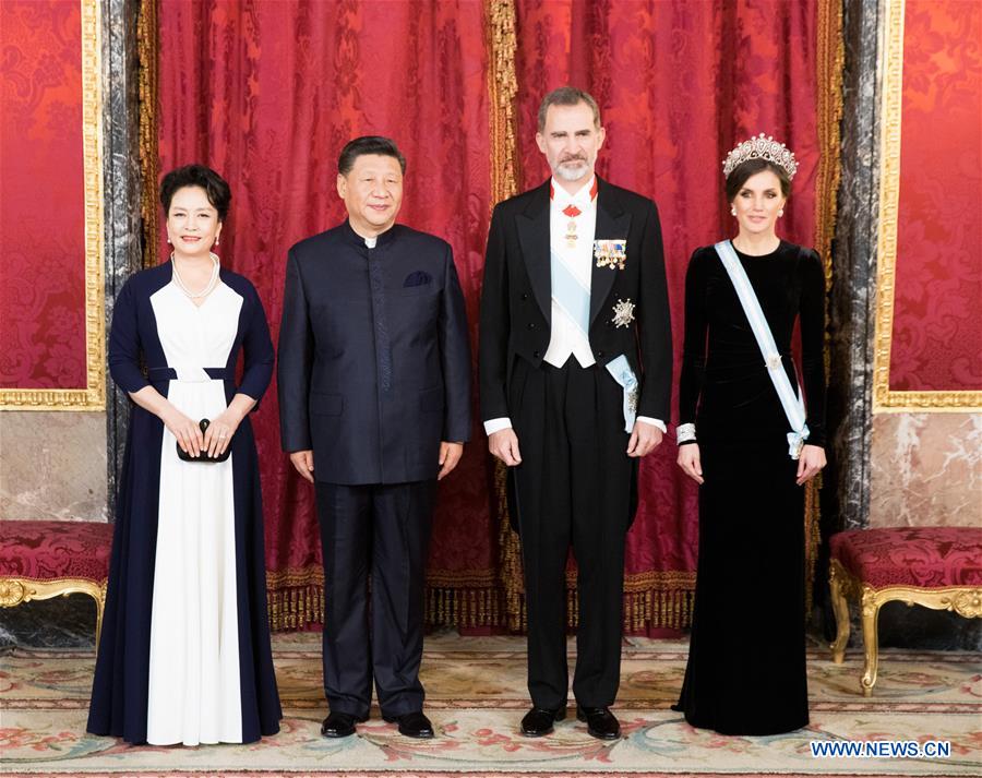 SPAIN-MADRID-CHINESE PRESIDENT-BANQUET