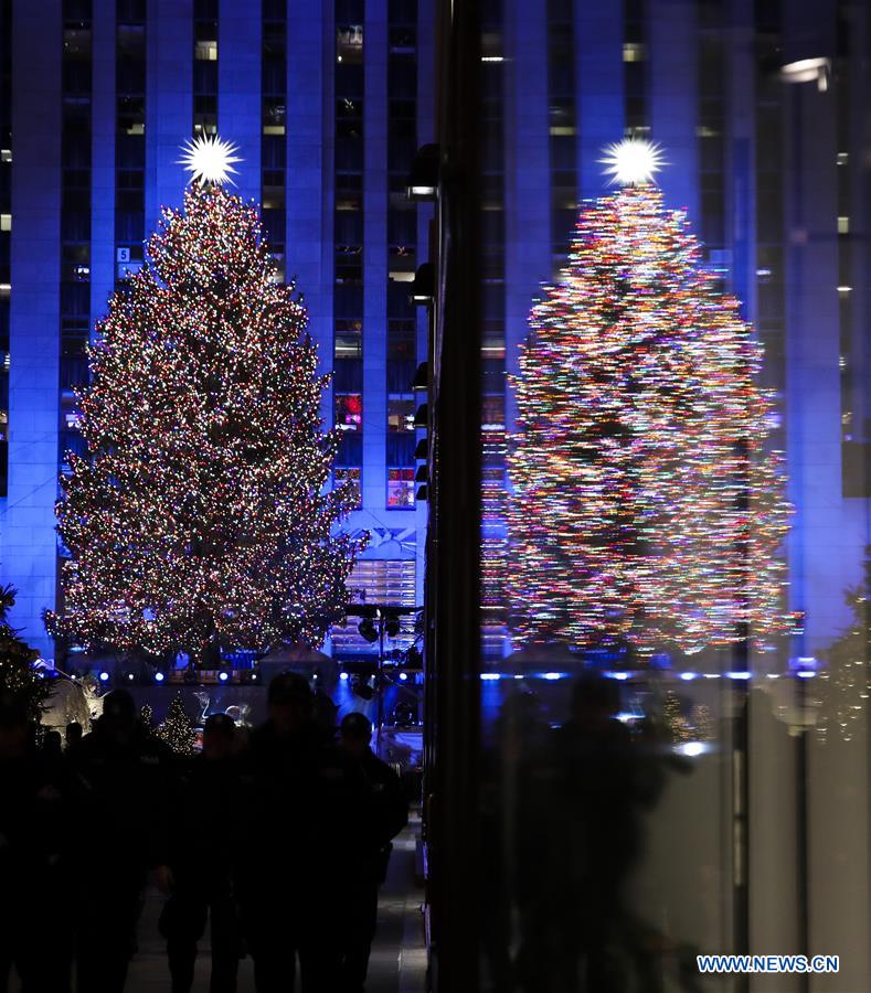 U.S.-NEW YORK-ROCKEFELLER CENTER-CHRISTMAS TREE