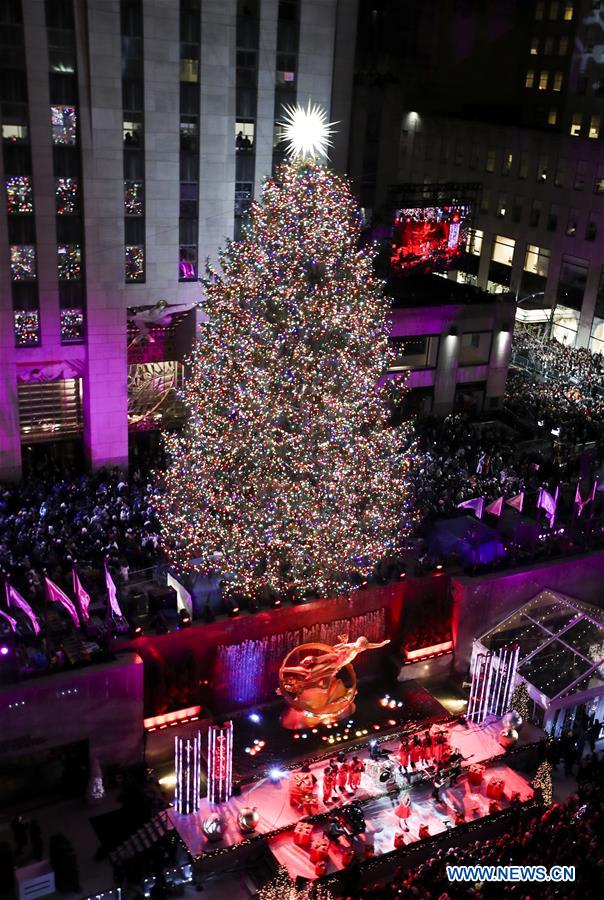 U.S.-NEW YORK-ROCKEFELLER CENTER-CHRISTMAS TREE