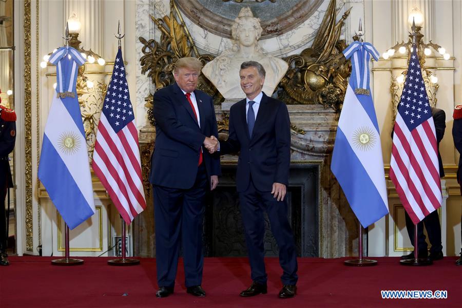 ARGENTINA-BUENOS AIRES-MACRI-TRUMP-MEETING